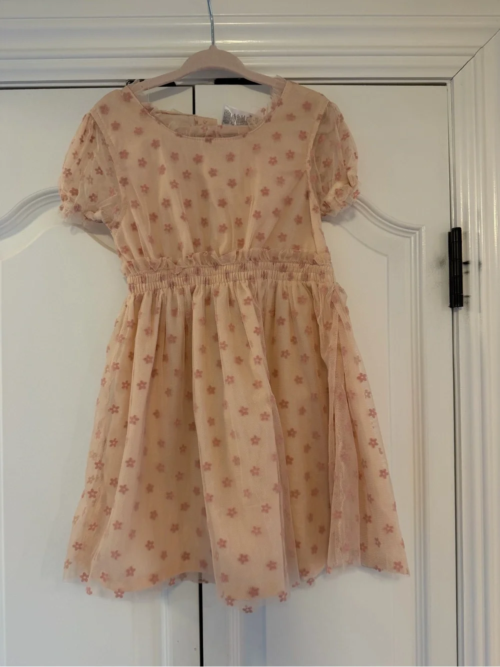 Girls floral printed dress with matching jacket